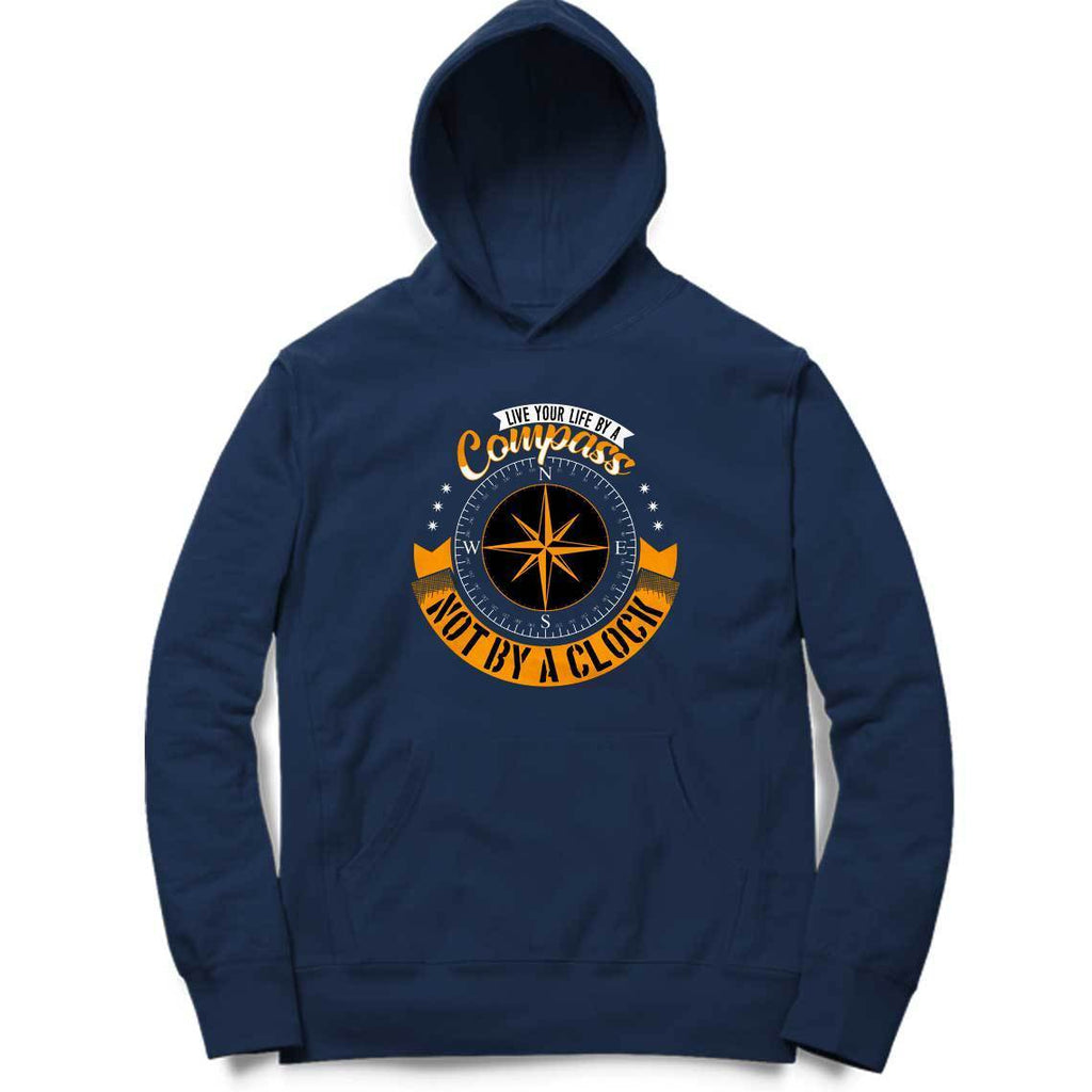 Live Your Life By Compass Hoodie - ALL MY WISH