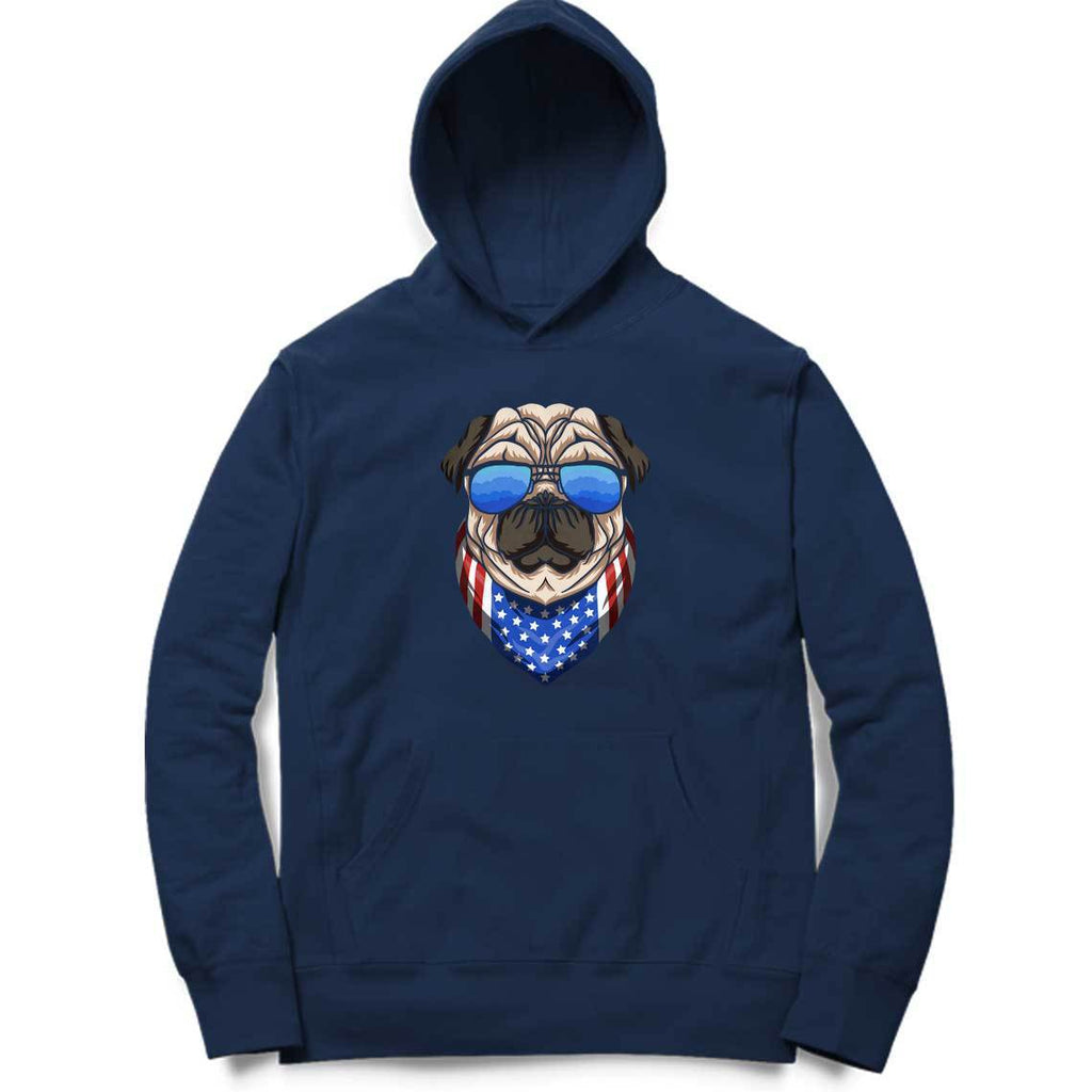 Cool Pug Hoodie - ALL MY WISH