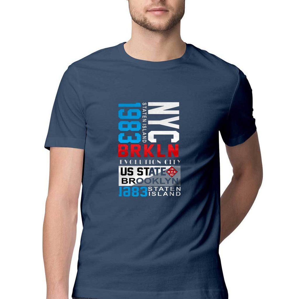 NYC BRKLN T-Shirt - MSS00005 - ALL MY WISH