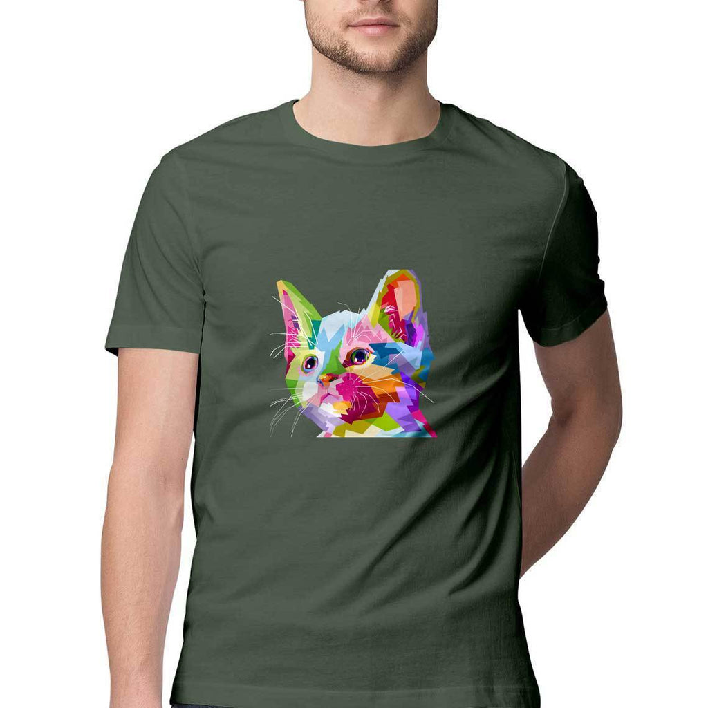 Multi Color Cat T-Shirt - MSS00002 - ALL MY WISH
