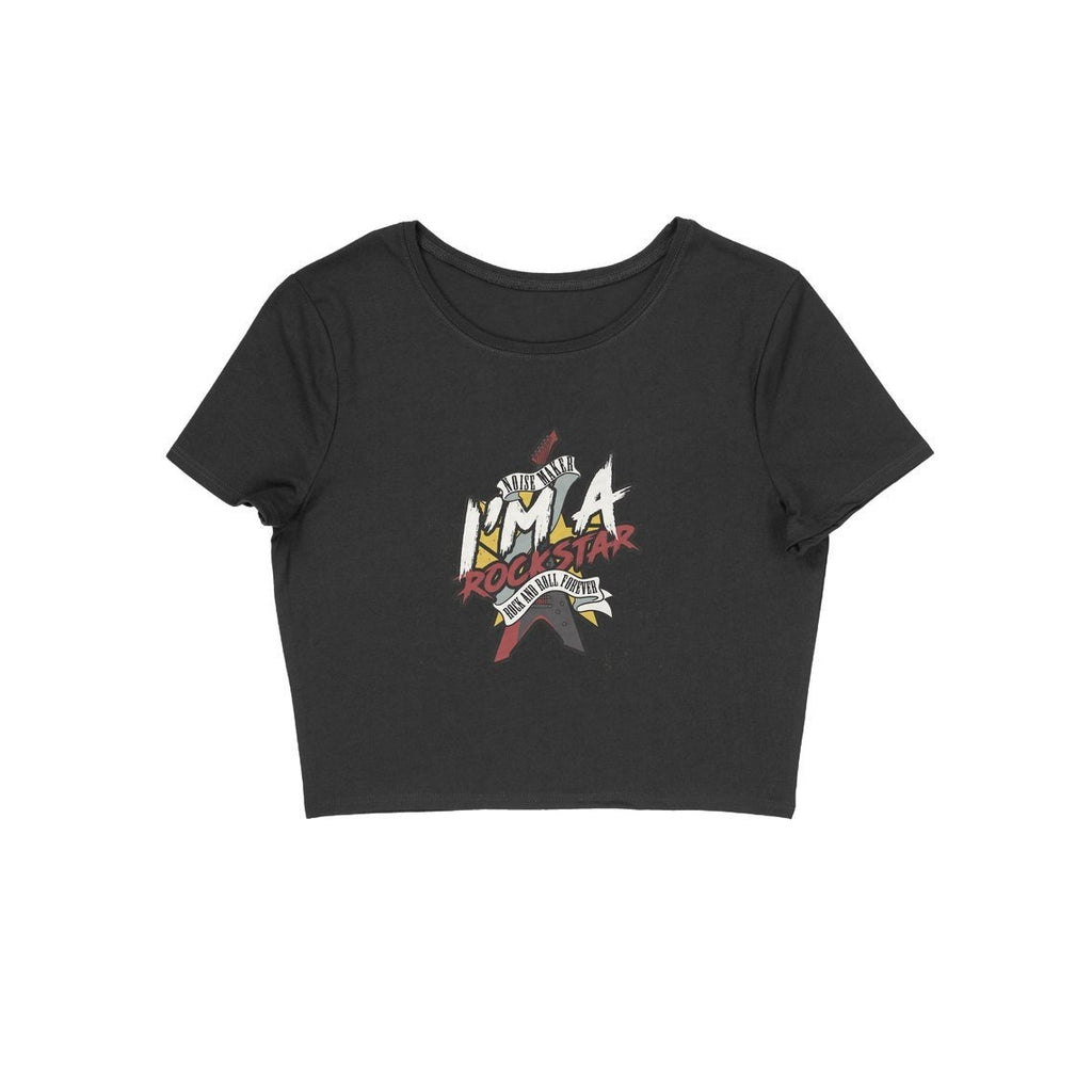 I'M A Rockstar Crop Top - CT00003 - ALL MY WISH