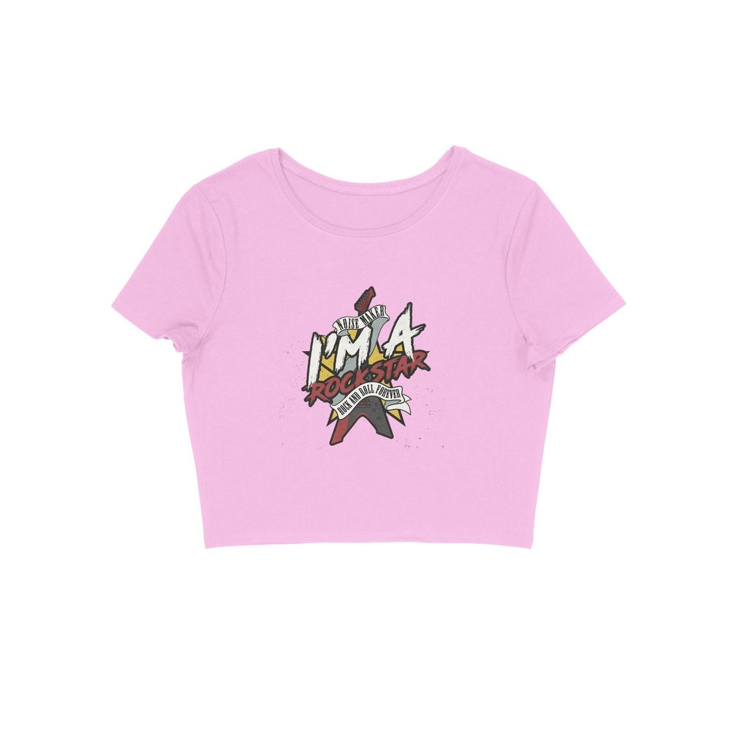 I'M A Rockstar Crop Top - CT00003 - ALL MY WISH