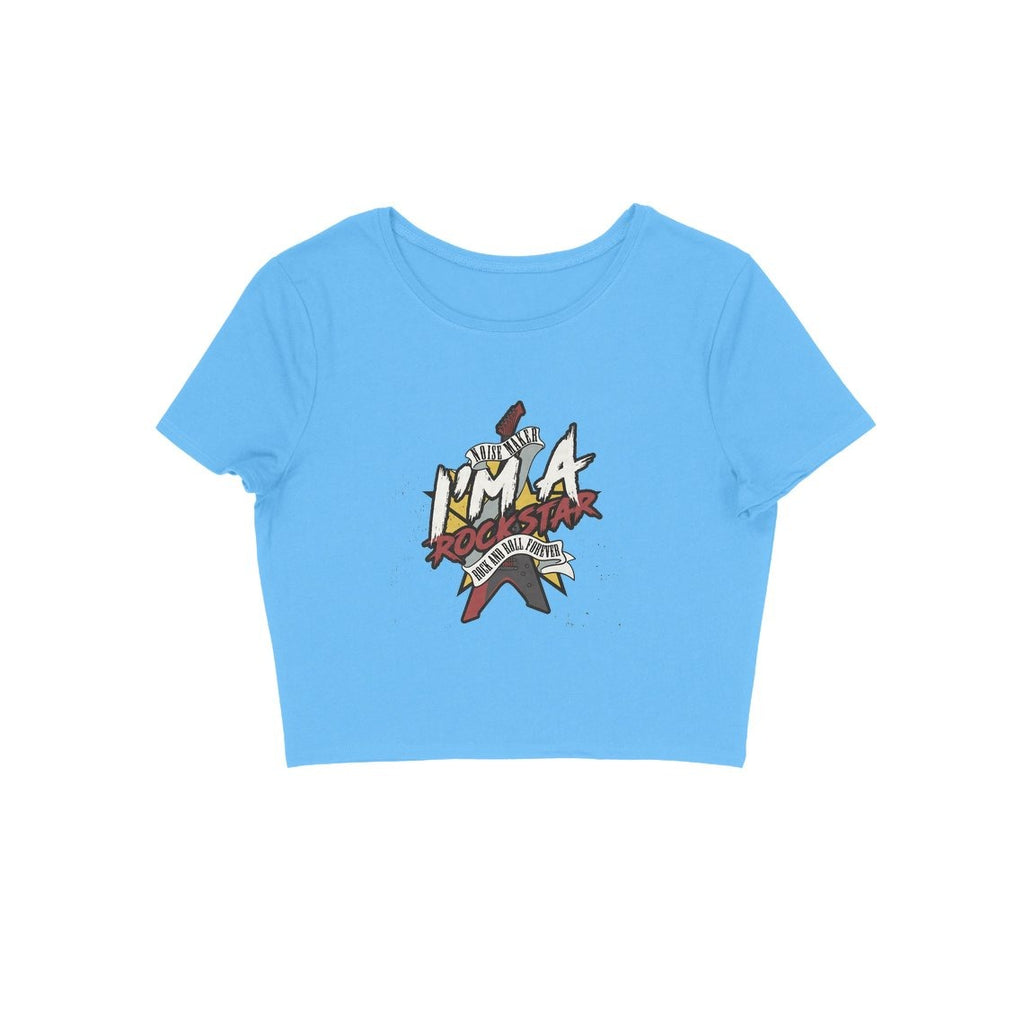 I'M A Rockstar Crop Top - CT00003 - ALL MY WISH