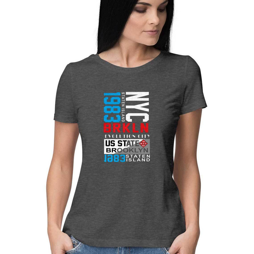 NYC BRKLN T-Shirt - WSS00007 - ALL MY WISH