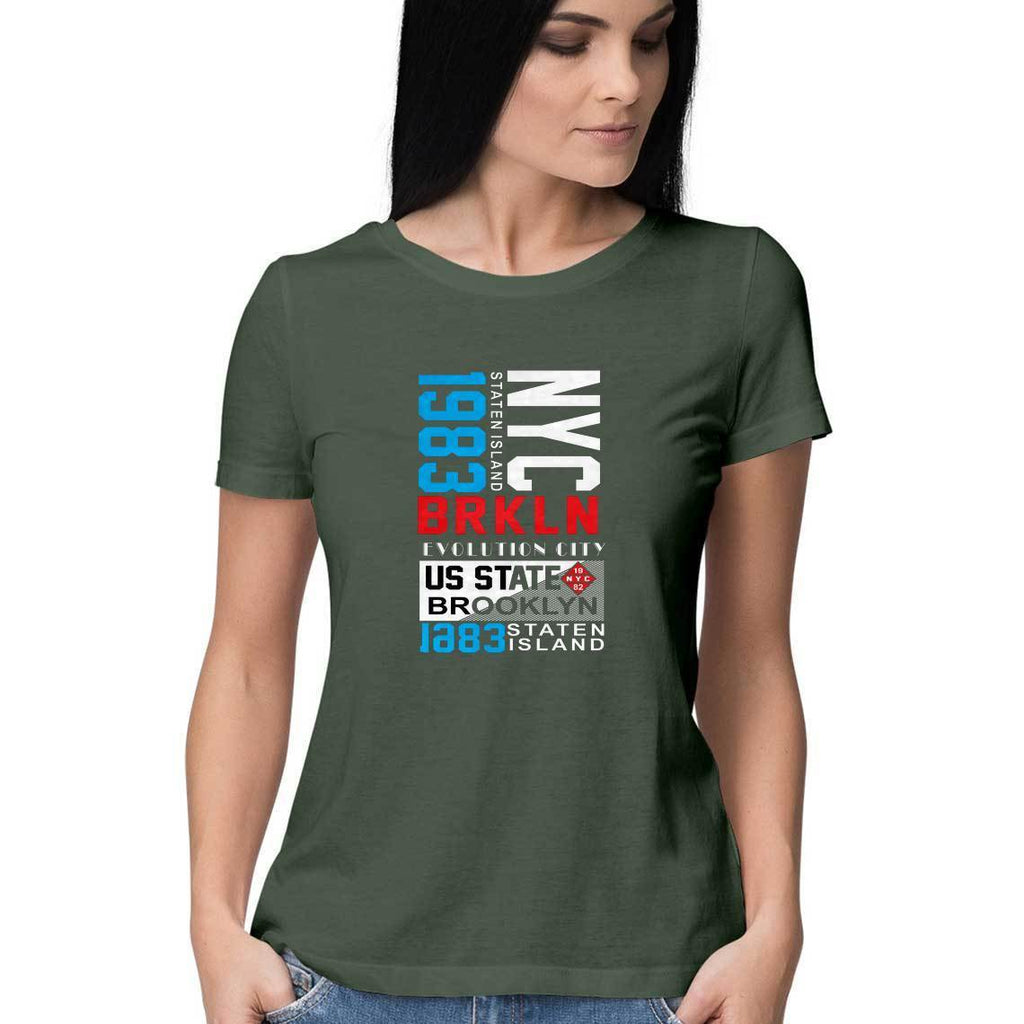NYC BRKLN T-Shirt - WSS00007 - ALL MY WISH