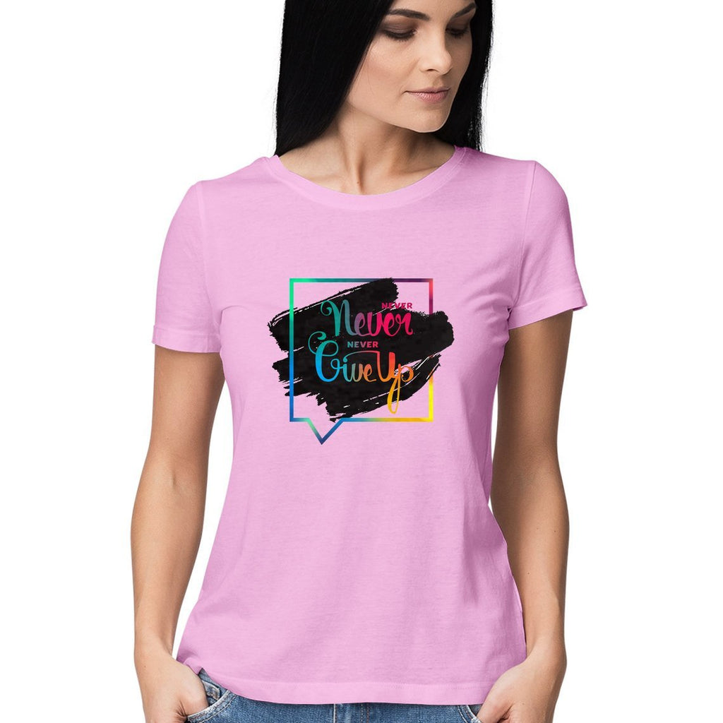 Never GiveUp T-Shirt - WSS00006 - ALL MY WISH