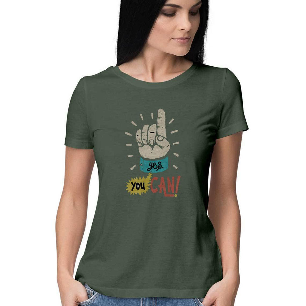 Yes You Can T-Shirt - WSS00019 - ALL MY WISH