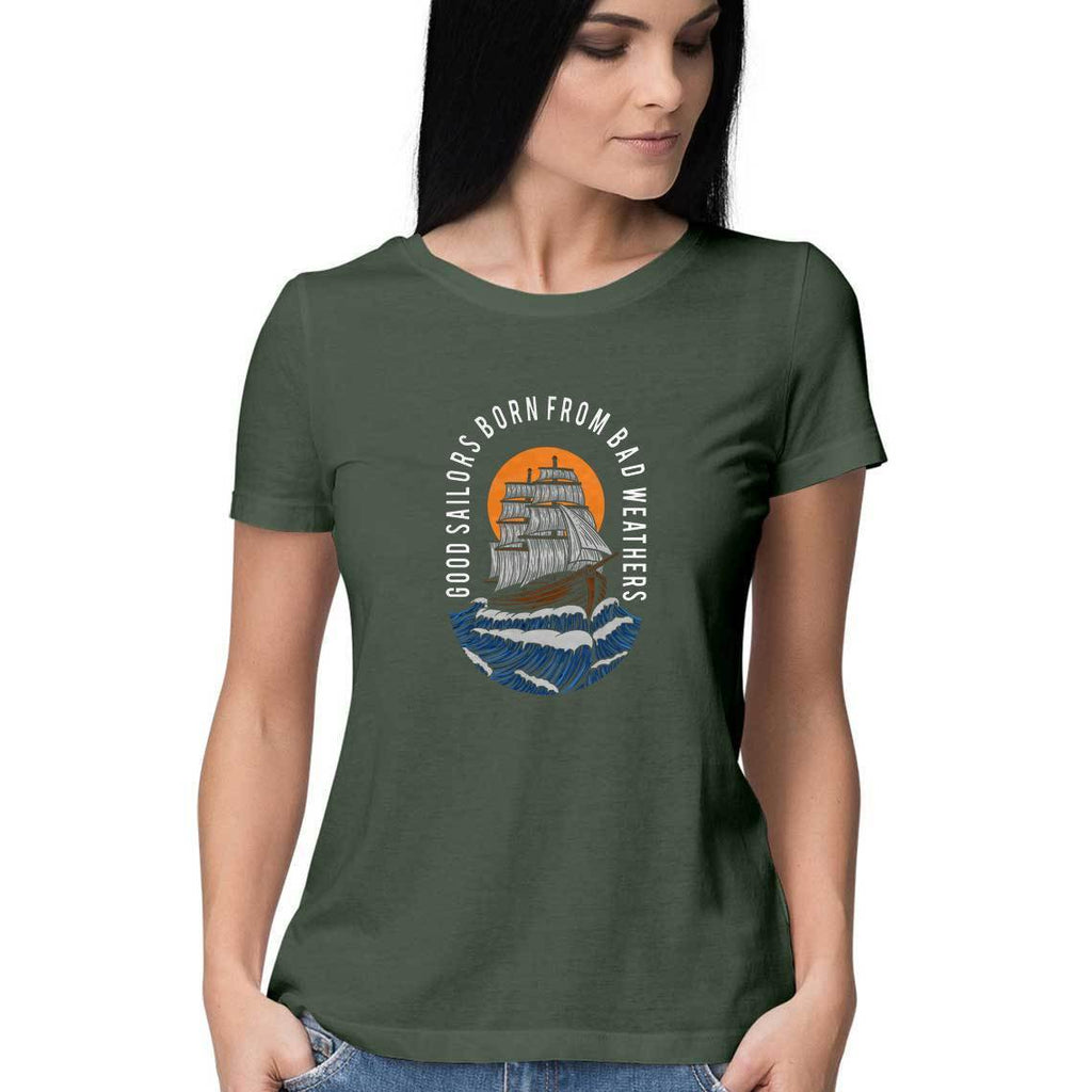 Good Sailors Born From Bad Weather T-Shirt - WSS00023 - ALL MY WISH