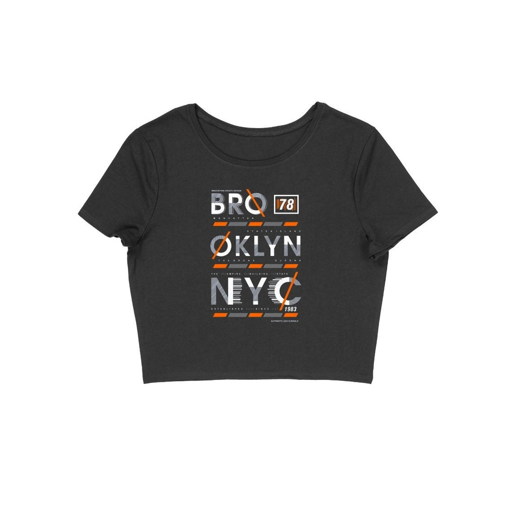 Brooklyn NYC Crop Top - CT00021 - ALL MY WISH