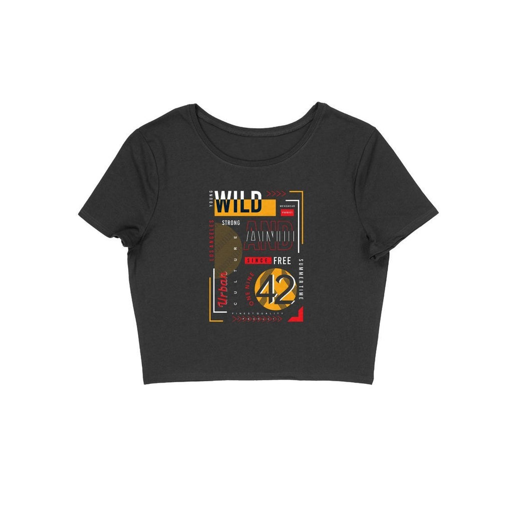 Young and Wild Crop Top - CT00025 - ALL MY WISH