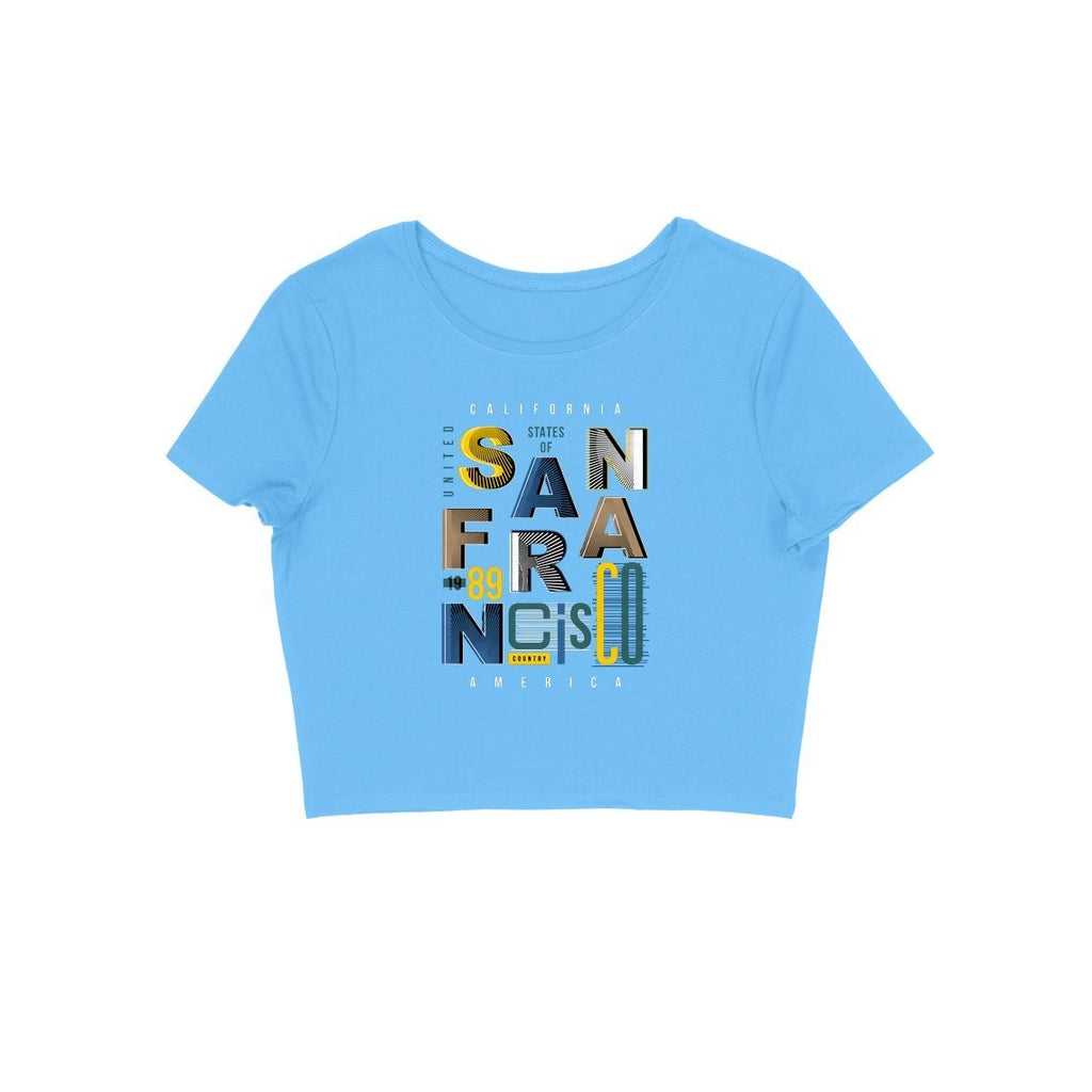 Sanfrancisco Crop Top - CT00028 - ALL MY WISH