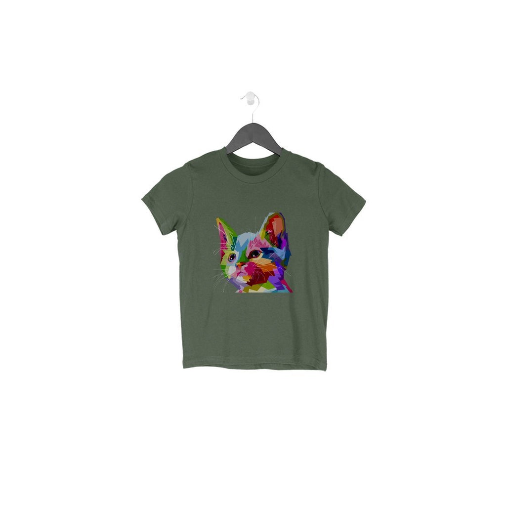 Multi Color Cat T-Shirt - TSS00015 - ALL MY WISH