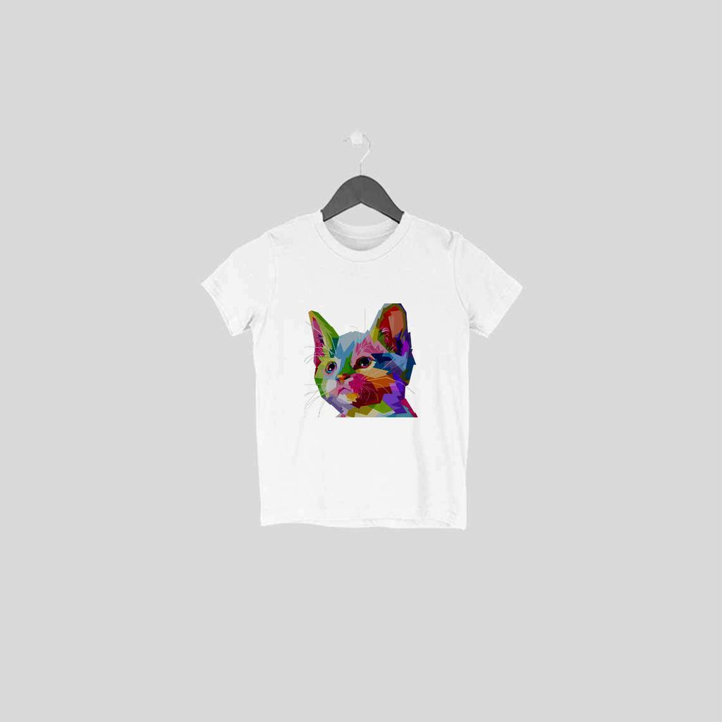 Multi Color Cat T-Shirt - TSS00015 - ALL MY WISH