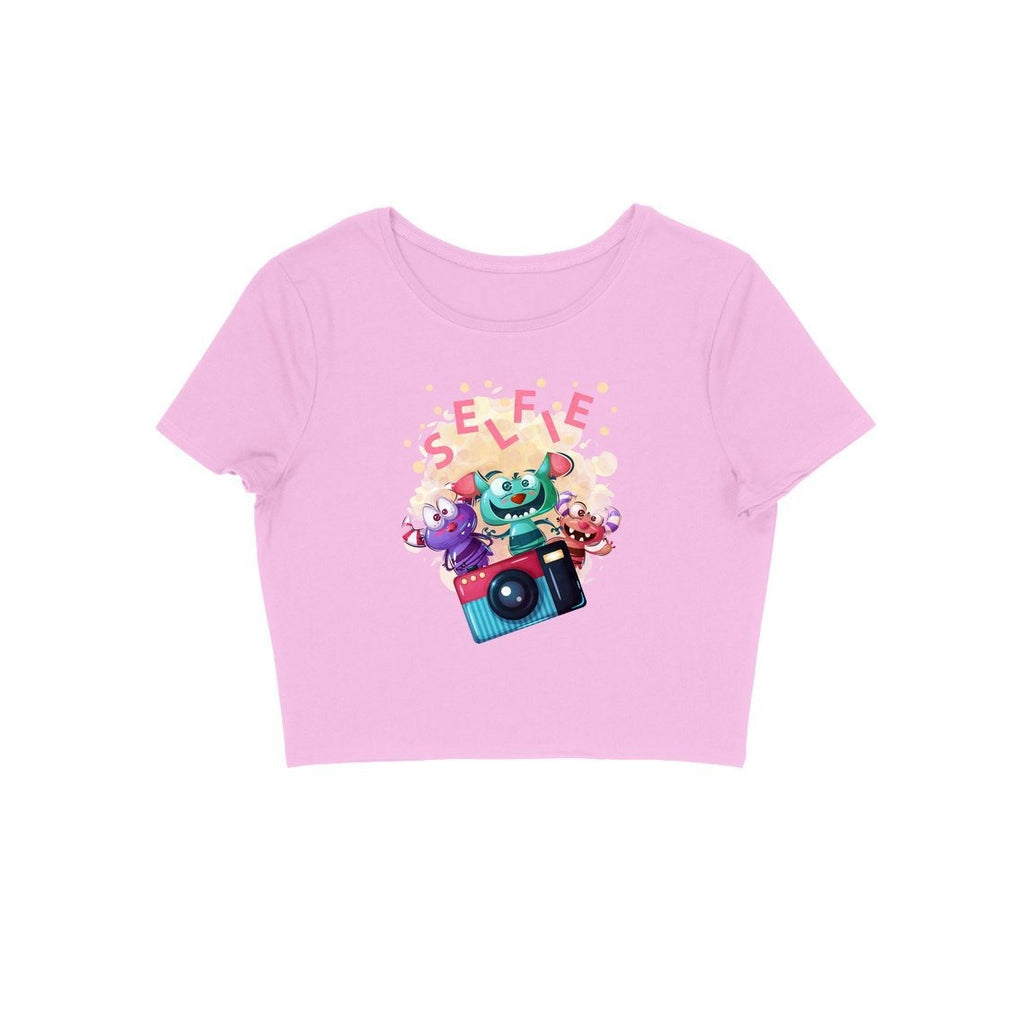 Printed Crop Top - CT00045 - ALL MY WISH