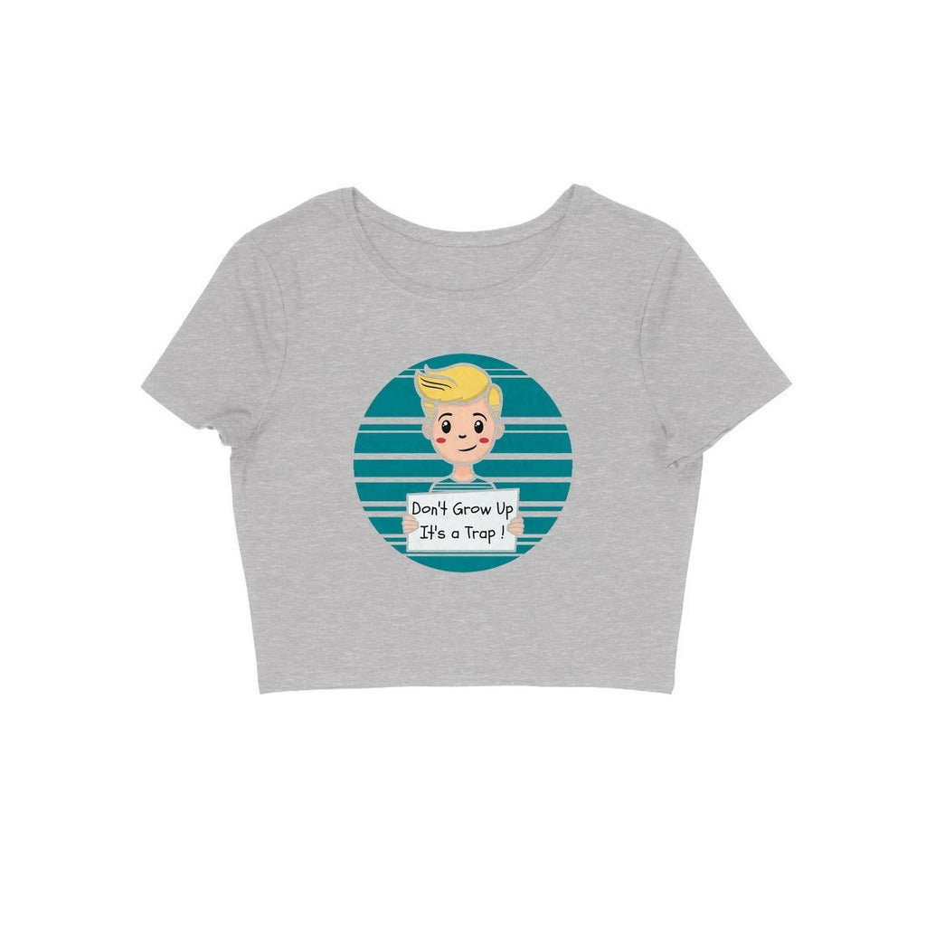 Printed Crop Top - CT00052 - ALL MY WISH