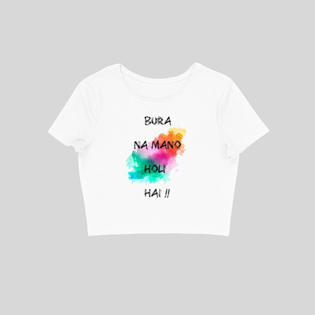 Holi Crop Top - CT00058 - ALL MY WISH
