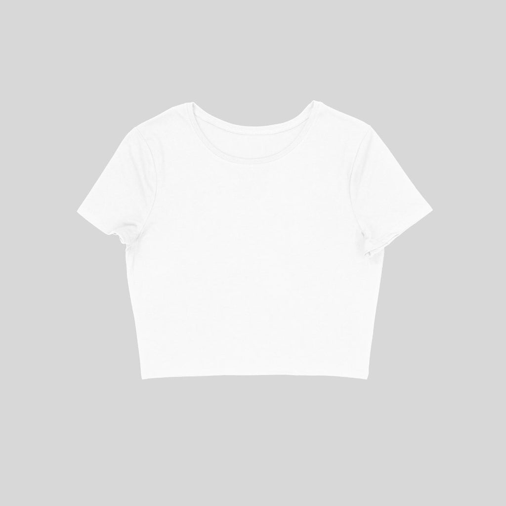 Plain Crop Top - CT00063 - ALL MY WISH