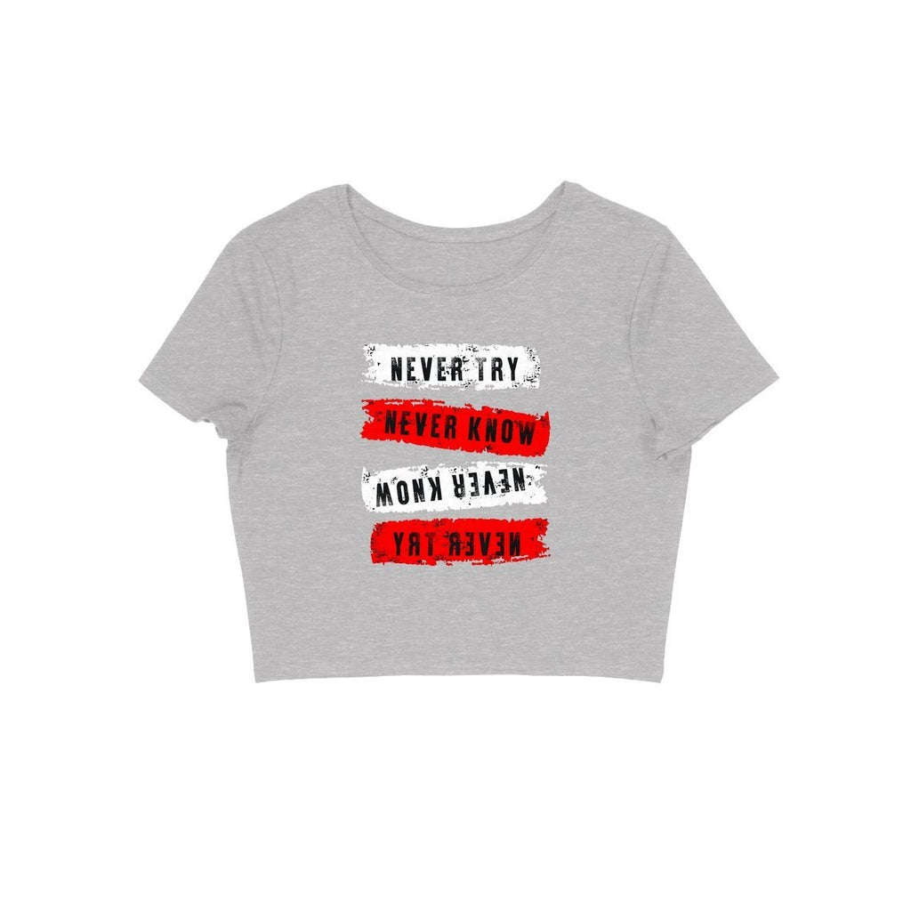 Printed Crop Top - CT00071 - ALL MY WISH