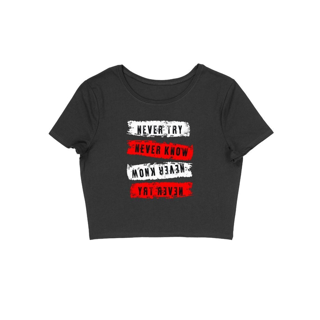 Printed Crop Top - CT00071 - ALL MY WISH