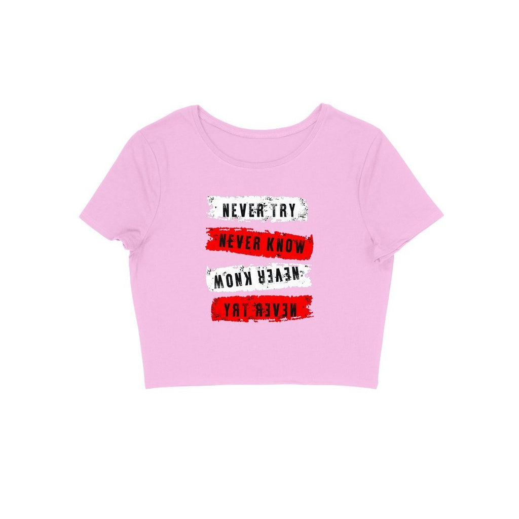 Printed Crop Top - CT00071 - ALL MY WISH