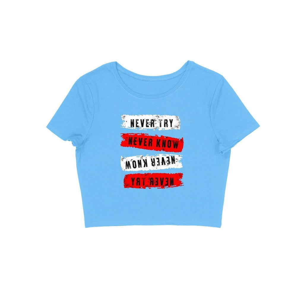 Printed Crop Top - CT00071 - ALL MY WISH