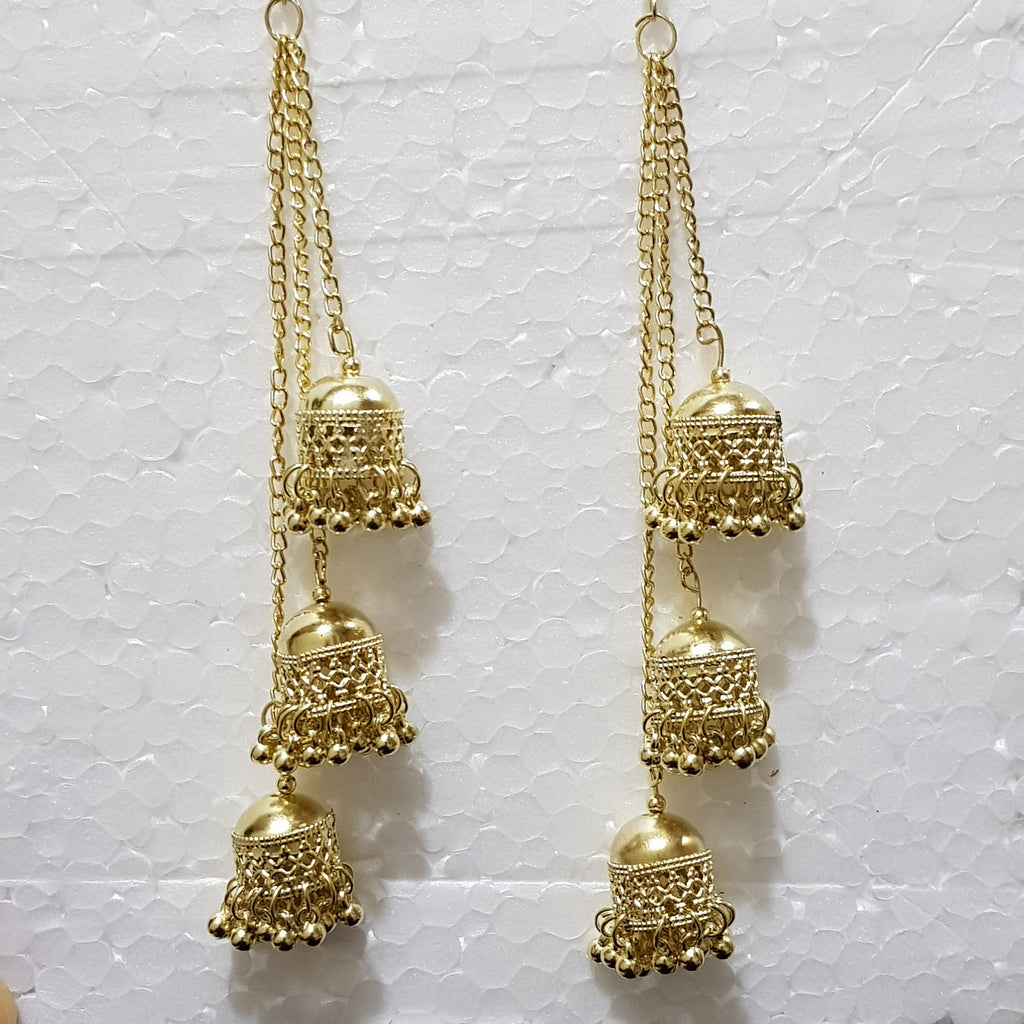Gold Jhumki - E00015 - ALL MY WISH