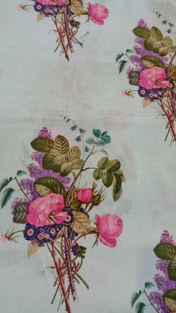 Chinon Printed Fabric - F00029 - ALL MY WISH