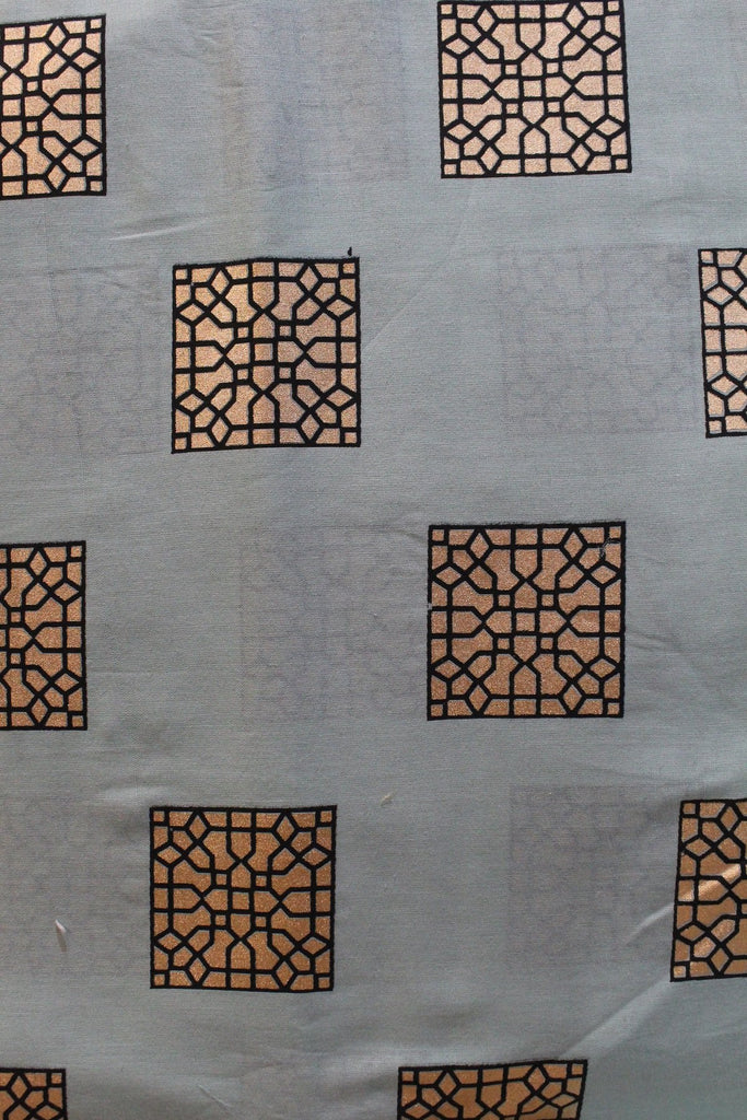 Foil Printed Soft Cotton Fabric - F00080 - ALL MY WISH