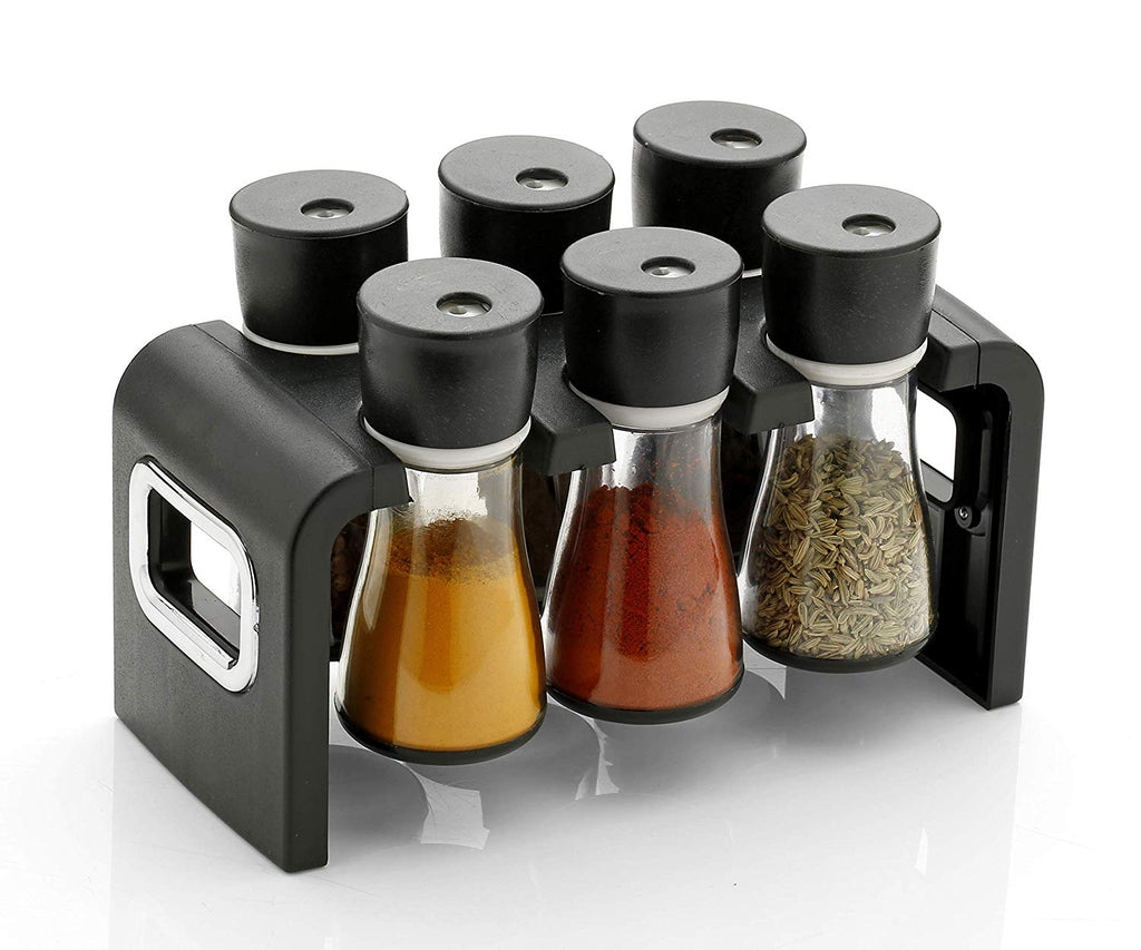 Space Saving Spice Rack for Kitchen (Set of 6 Jar) - H00004 - ALL MY WISH