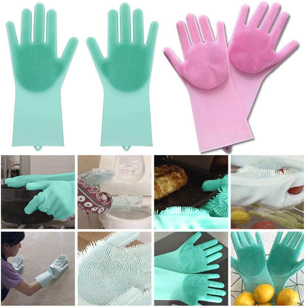 Scrubber Hand Re-Usable Hand Gloves - H00019 - ALL MY WISH