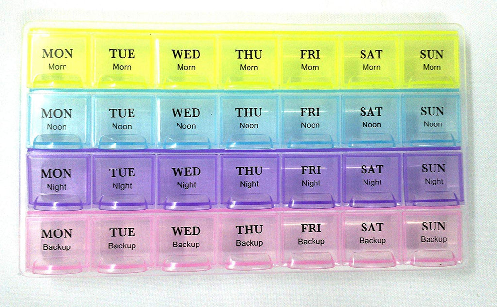 28 Days 4 Weeks Pill Medicine Box Organizer - H00027 - ALL MY WISH