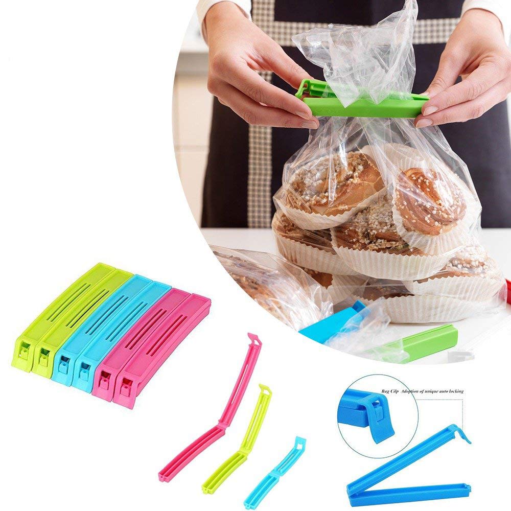 18 Pcs Food Clips (Big, Medium, Small) - H00068 - ALL MY WISH