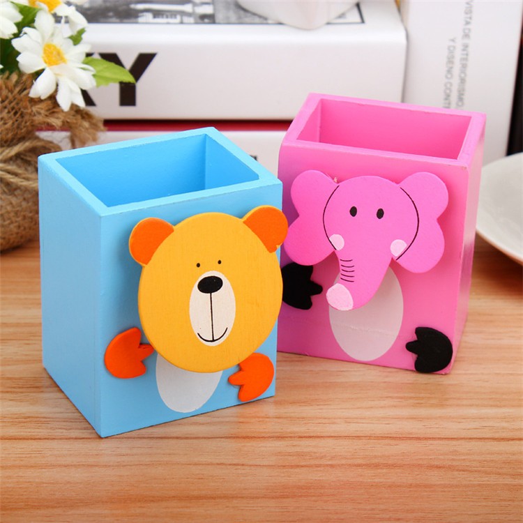 Cartoon Animal Pen Stand – 2 Pc Set (Random Models) - H00131 - ALL MY WISH