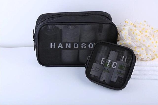 2Pcs Makeup-Vanity-Toiletry Travel Pouch - H00184 - ALL MY WISH