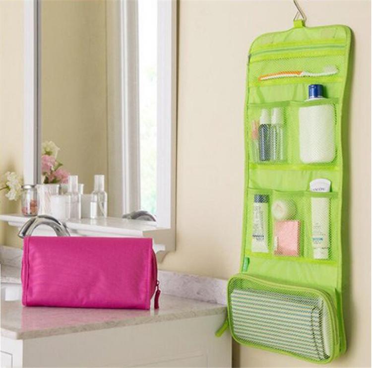 Portable Hanging Toiletry Travel Bag Organizer (Green) - H00189 - ALL MY WISH