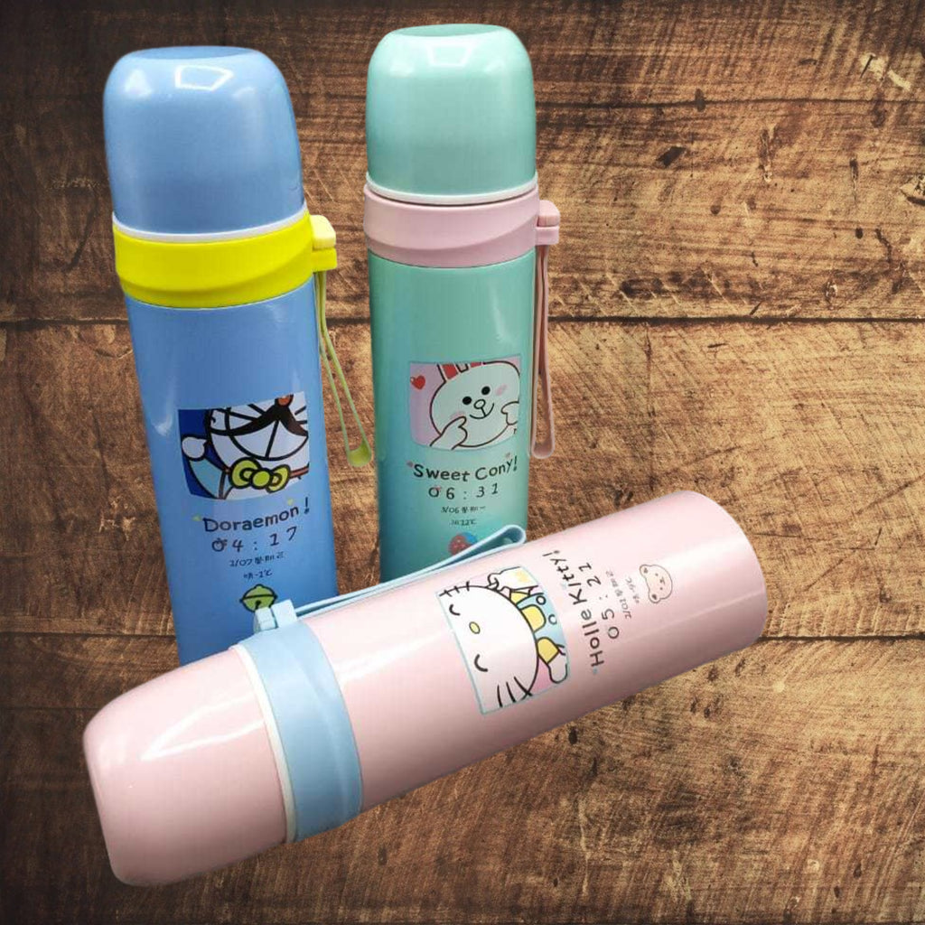 Cartoon Print 500ML Vacuum Cup Thermos Bottle(Random) - H00209 - ALL MY WISH