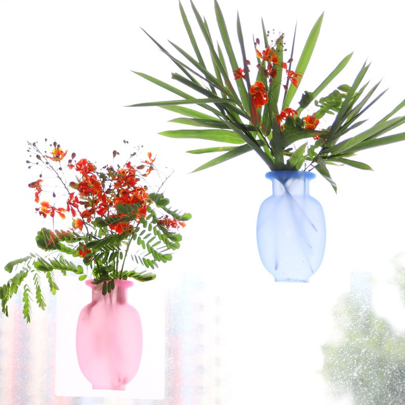 Removable Silicone Flower Vases (Pack Of 2 Pcs) - H00212 - ALL MY WISH
