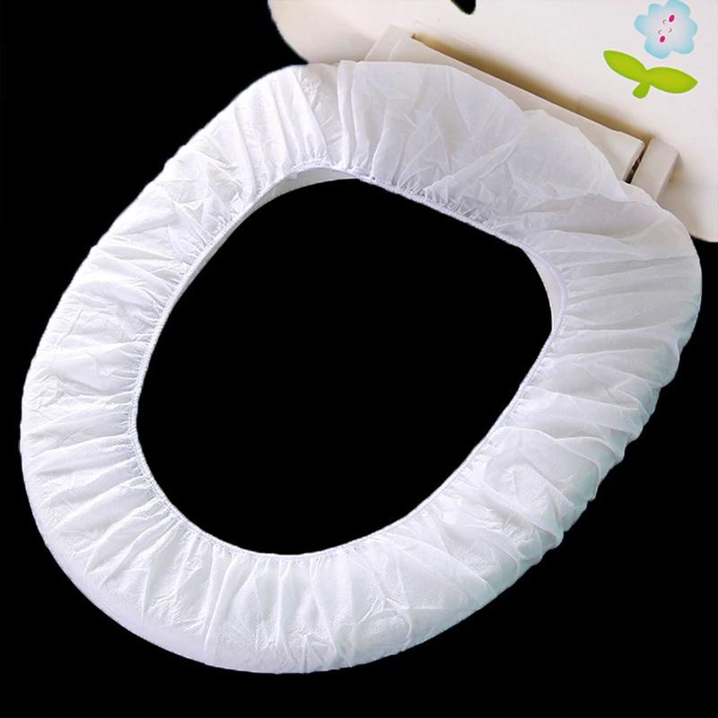 10Pcs Disposable Non-Woven Fabric Travel Toilet Seat Cover - H00214 - ALL MY WISH