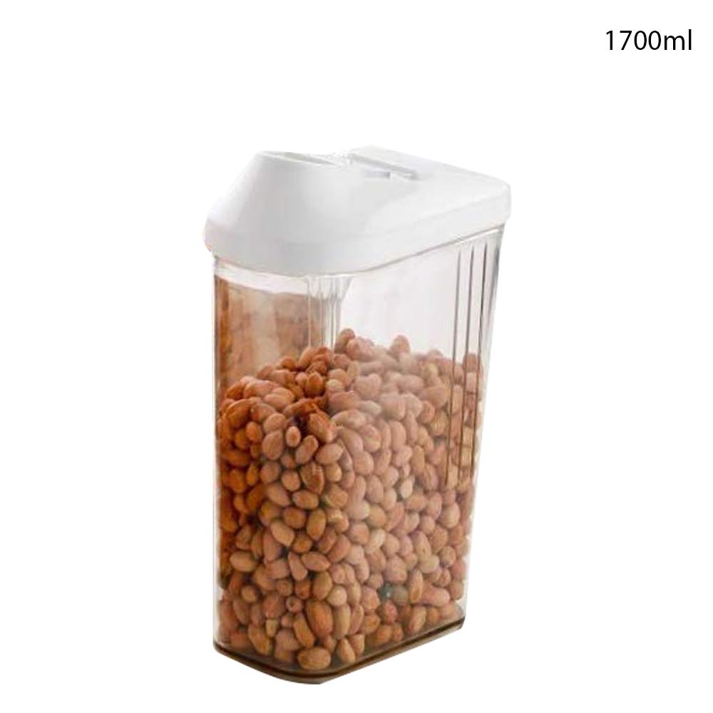 Plastic Transparent Cans Jars, Storage Bottles, Storage Box (1700 ml, 1 pc) - H00278 - ALL MY WISH