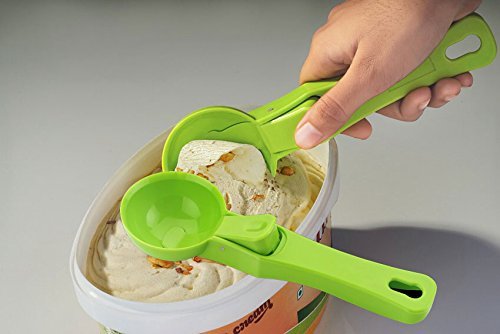Plastic Ice Cream Scoop, 1 pc, Green - H00295 - ALL MY WISH