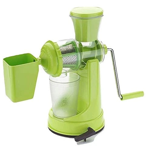 Manual Fruit Vegetable Juicer with Juice Cup and Waste Collector - H00303 - ALL MY WISH