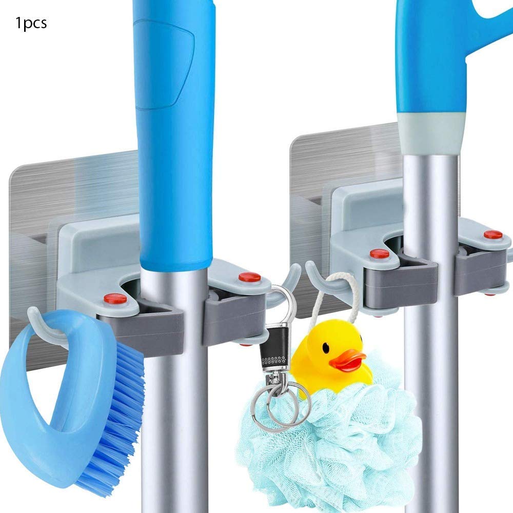 Wall Mounted Mop & Broom Hanger Holder (1 Pc ) - H00362 - ALL MY WISH