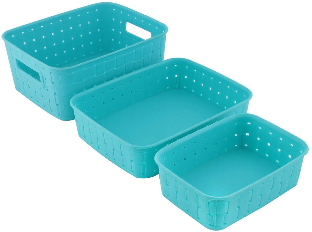 Smart Baskets for Storage(Set of 3) Sky Blue - H00389 - ALL MY WISH