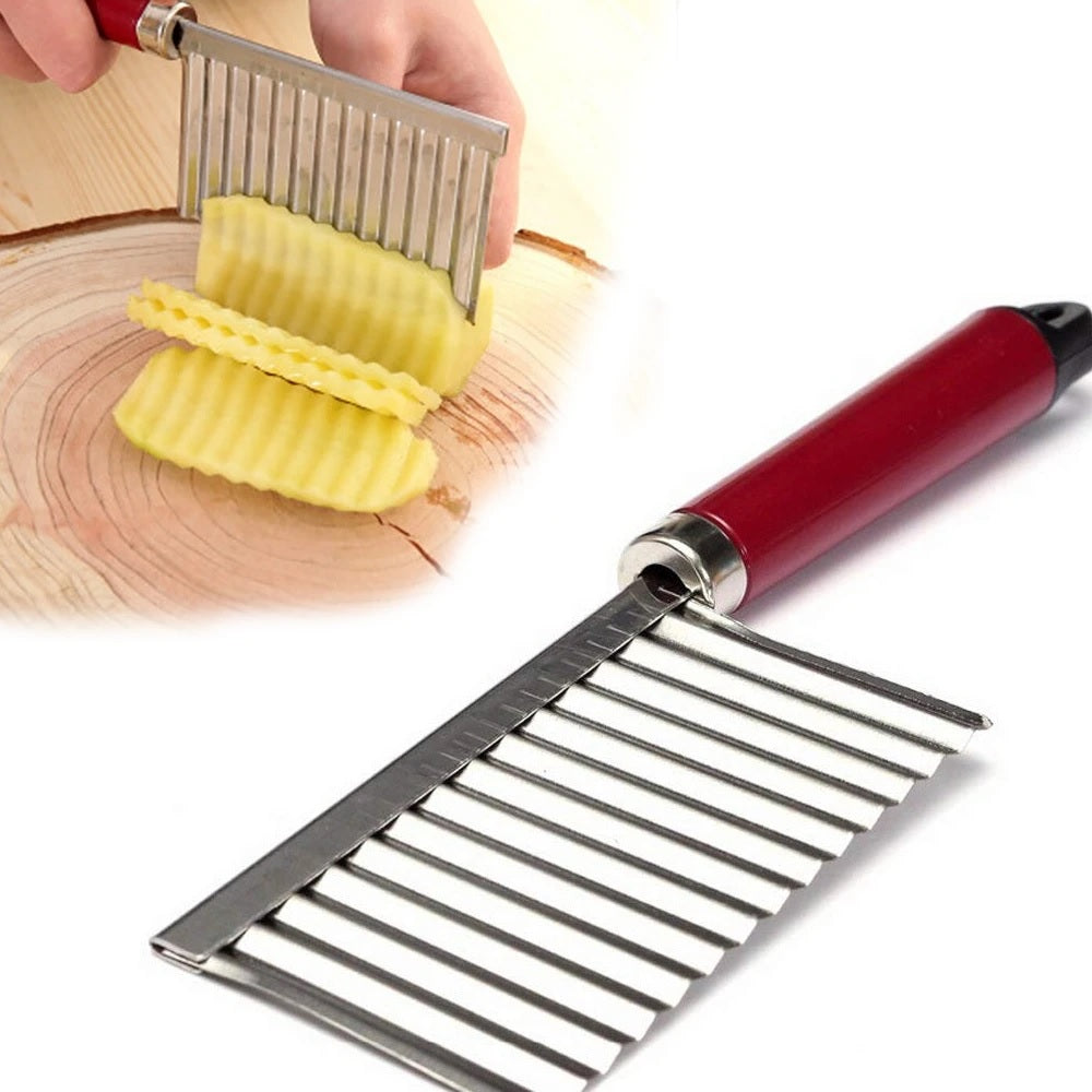 Wavy Blade Vegetable and French Fry Cutter - H00415 - ALL MY WISH