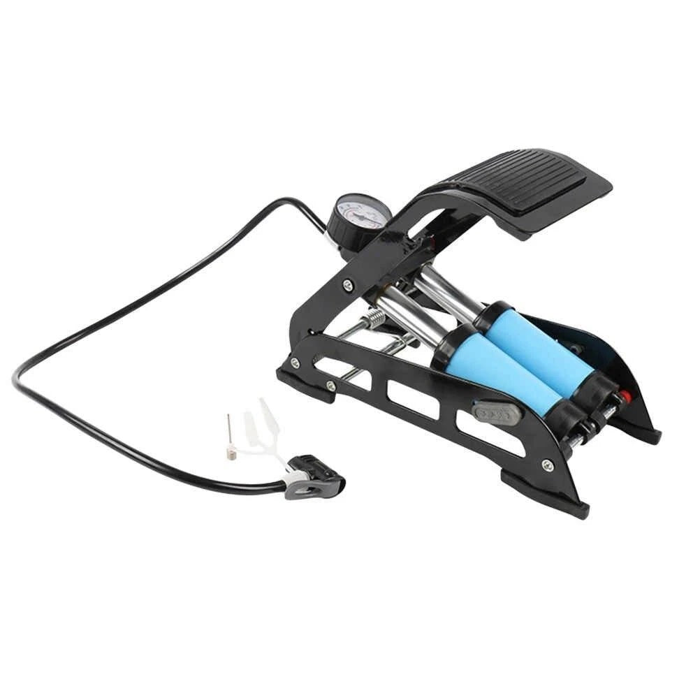 Buy Dual-Cylinder Foot Pump, Portable Floor Bike Pump, 150PSI Air Pump 