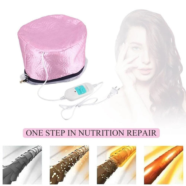 Thermal Head Spa Cap Treatment with Beauty Steamer Nourishing Heating Cap - H00536 - ALL MY WISH