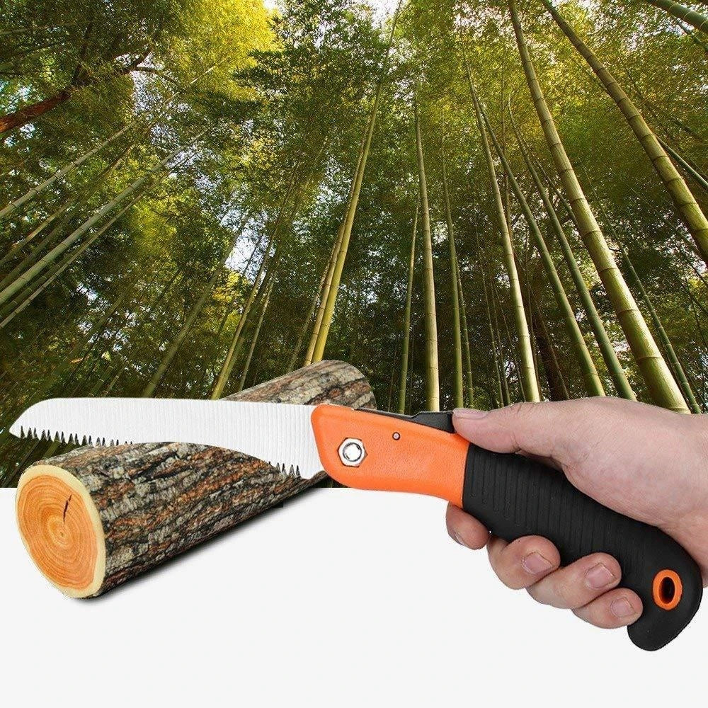 Folding Saw(180 mm) for Trimming, Pruning, Camping. Shrubs and Wood - H00568 - ALL MY WISH