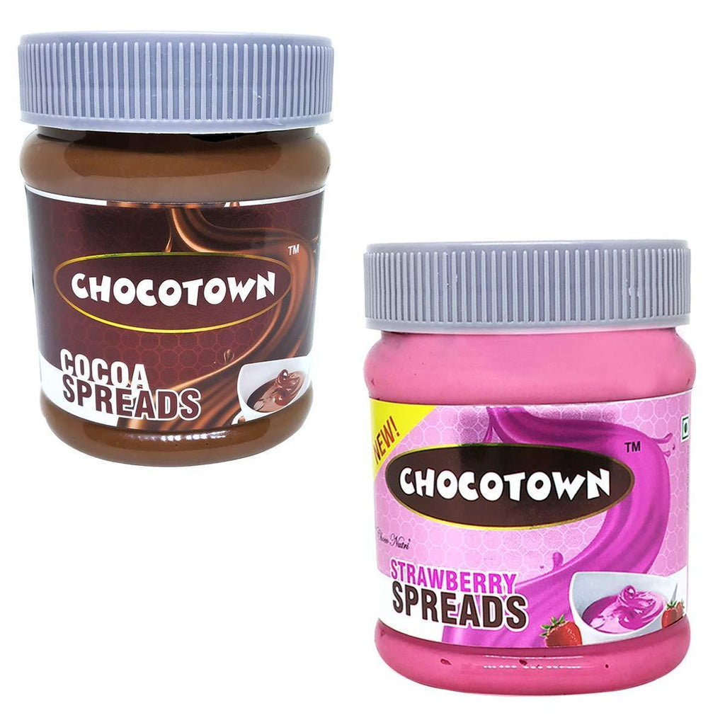 Spreads Combo - Cocoa Spread & Strawberry Spread (Pack of 2) - H00626 - ALL MY WISH