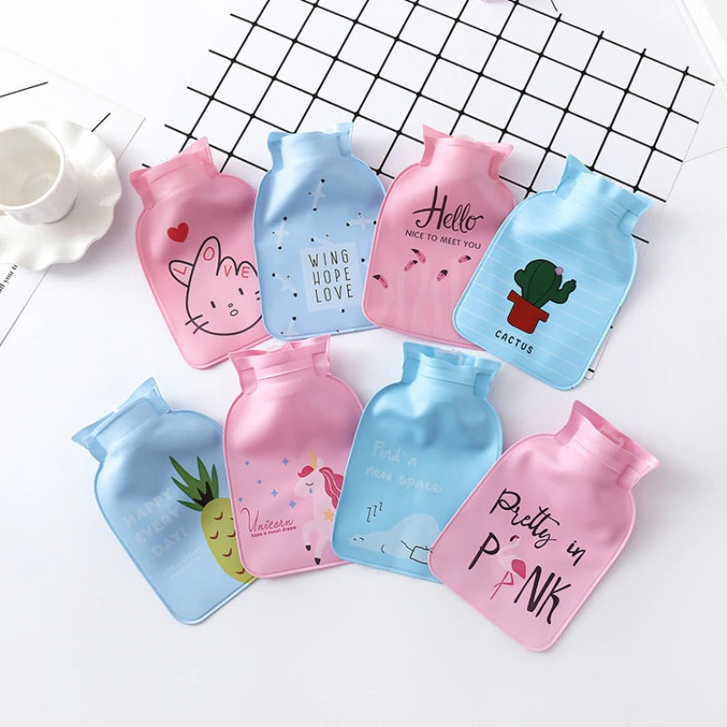 PVC Hot / Cold Water Bags For Kids  – 2 Pc Set (Random Print) - H00634 - ALL MY WISH