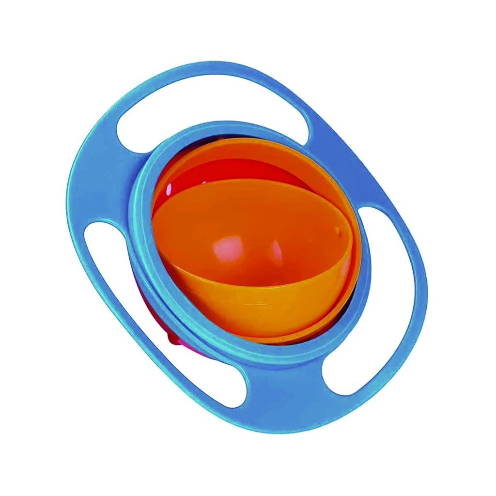Portable Non Spill Feeding Toddler Gyro Bowl 360 Degree Rotating Dish - H00687 - ALL MY WISH